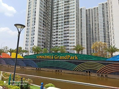  Căn hộ sân vườn Vinhomes Grand Park hướng ban công đông bắc nội thất cơ bản diện tích 69.2m²