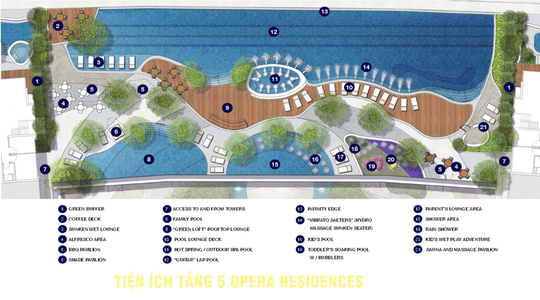 Căn hộ The Metropole Thủ Thiêm, Quận 2 Căn hộ The Metropole Thủ Thiêm nội thất cơ bản diện tích 72m²