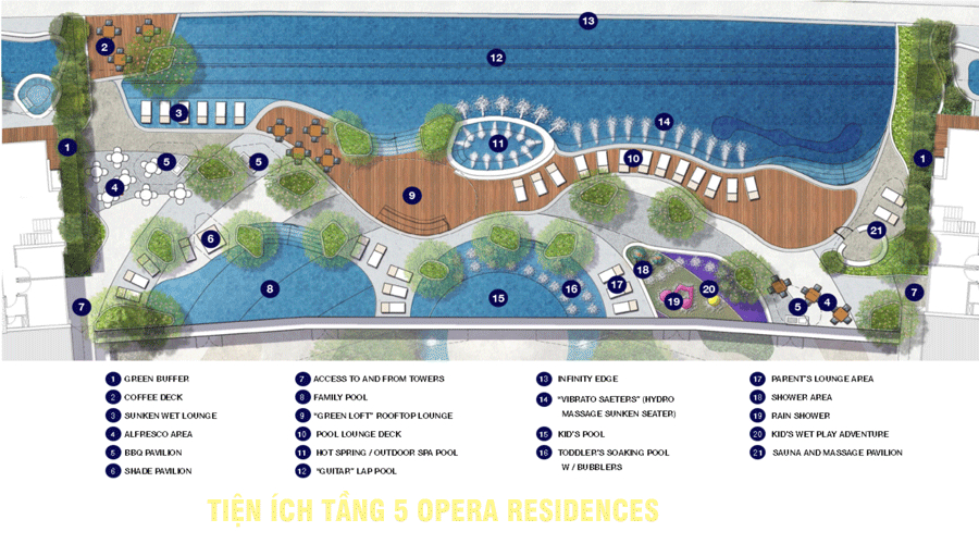 Căn hộ The Metropole Thủ Thiêm, Quận 2 Căn hộ The Metropole Thủ Thiêm nội thất cơ bản diện tích 72m²