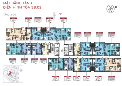 Studio Vinhomes Grand Park, Quận 9 Studio Vinhomes Grand Park tầng 8 thiết kế 1 phòng ngủ không vách ngăn.