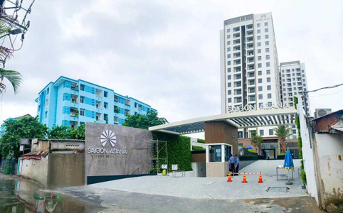 Căn hộ Saigon Asiana, Quận 6 Căn hộ Saigon Asiana tầng thấp thiết kế 2 phòng ngủ, nội thất cơ bản.