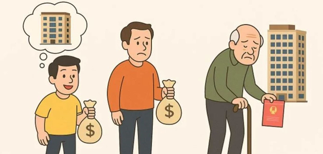 Tiết kiệm năm 25 tuổi… 100 tuổi mới mua được nhà