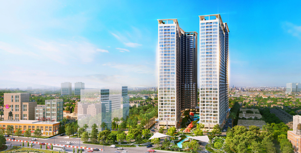  Căn hộ Lavita Thuận An hướng ban công đông nam không có nội thất diện tích 72.79m²