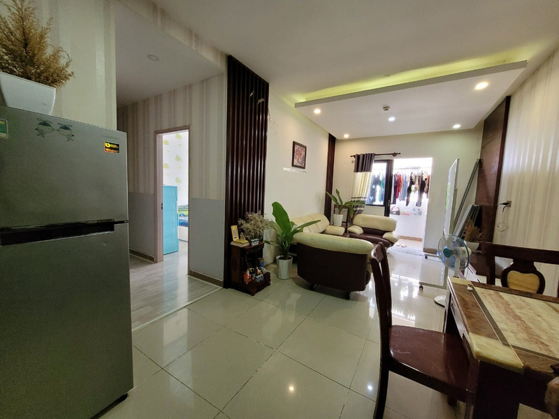 Căn hộ Era Town tầng cao view đón gió mát, đầy đủ nội thất.