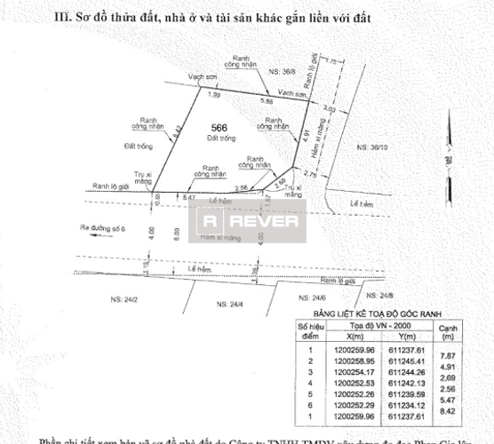  Đất hai mặt tiền gần Vincom Thủ Đức và Kingcrown, diện tích đất 61.9m2.