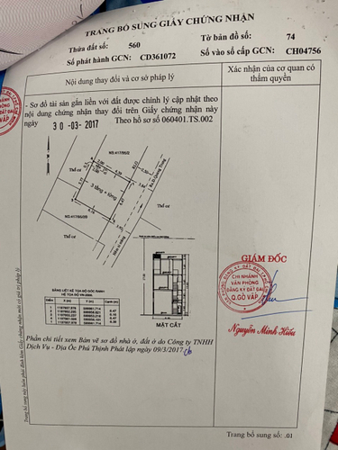 Nhà phố Quận Gò Vấp Nhà phố diện tích đất 40.5m2, cửa hướng Đông Nam mát mẻ.