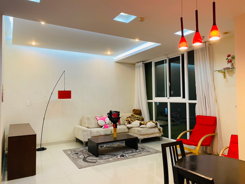 Căn hộ Belleza Apartment hướng ban công đông nam đầy đủ nội thất diện tích 105m².