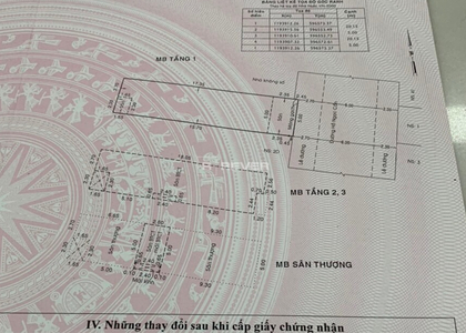  Nhà phố Đường Hồ Ngọc Cẩn 3 tầng diện tích 100.8m² pháp lý sổ hồng.