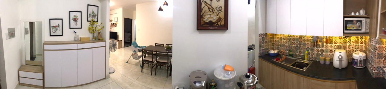 Căn hộ An Hội 3, Quận Gò Vấp Căn hộ An Hội 3 tầng 7 diện tích 75m2, đầy đủ nội thất.