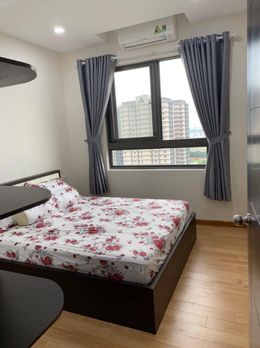 phòng ngủ căn hộ DockLands Căn hộ Căn Hộ Docklands Sài Gòn thiết kế hiện đại, đầy đủ nội thất.