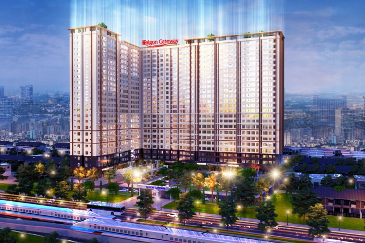 Căn hộ Saigon Gateway, Quận 9 Căn hộ Saigon Gateway tầng 7 diện tích 65.86m2, đầy đủ nội thất.