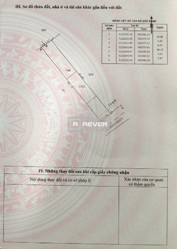  Đất nền Đường 500 diện tích 276.1m² pháp lý sổ hồng.