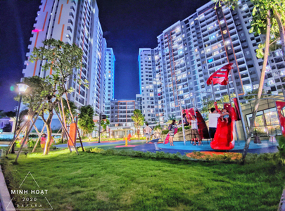 Căn hộ Safira Khang Điền, Quận 9 Căn hộ Safira Khang Điền hướng ban công tây bắc nội thất cơ bản diện tích 91m²