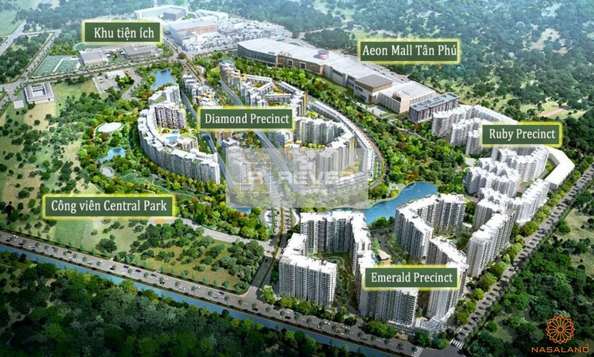 Căn hộ tầng trệt 2 phòng ngủ, có thêm 1 phòng đa năng dự án Celadon City, quận Tân Phú. Căn hộ Celadon City tầng thấp tiện di chuyển, nội thất trống.