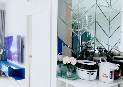 Căn hộ Lux Garden, Quận 7 Căn hộ Lux Garden diện tích 57m2, có 28m2 sân vườn.