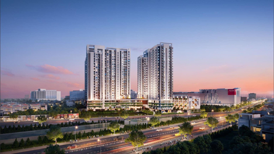 Căn hộ Moonlight Centre Point, Quận Bình Tân Căn hộ Moonlight Centre Point không có nội thất diện tích 52m²