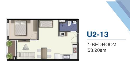 Căn hộ Q7 Saigon Riverside, Quận 7 Căn hộ Q7 Saigon Riverside tầng 31 thiết kế 1 phòng ngủ, không nội thất.