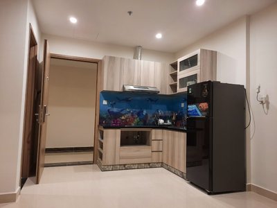  Căn hộ Studio Vinhomes Grand Park hướng ban công tây nam đầy đủ nội thất diện tích 27m²