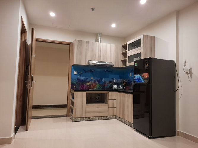  Căn hộ Studio Vinhomes Grand Park hướng ban công tây nam đầy đủ nội thất diện tích 27m²