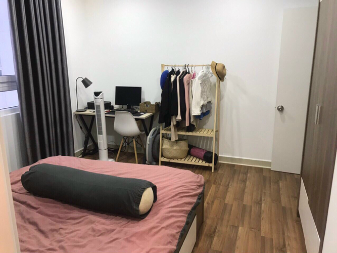 phòng ngủ căn hộ Topaz City Căn hộ Topaz City tầng 25, thiết kế 2 phòng ngủ rộng thoáng.