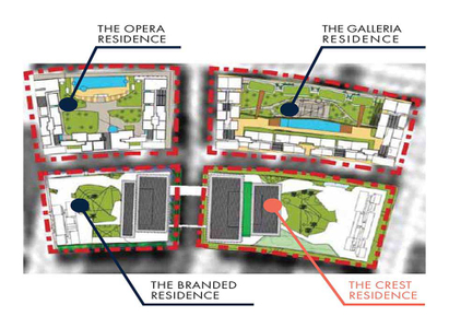 Căn hộ The Metropole Thủ Thiêm, Quận 2 Căn hộ The Metropole Thủ Thiêm nội thất cơ bản diện tích 72m²
