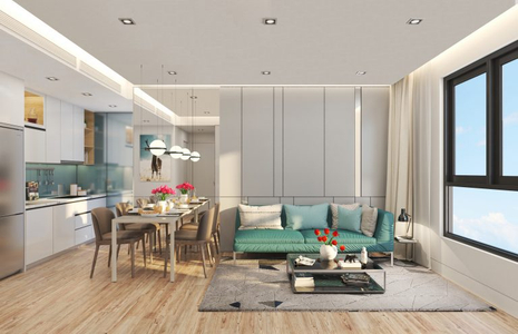 Căn hộ CitiAlto, Quận 2 Căn hộ CitiAlto tầng 22 ban công hướng Đông Nam đón gió mát.