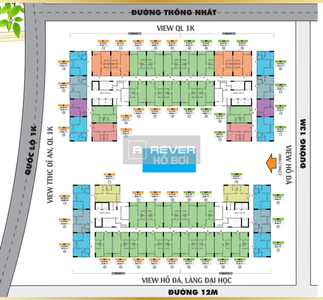  Căn hộ Bcons Plaza nội thất cơ bản diện tích 52m².