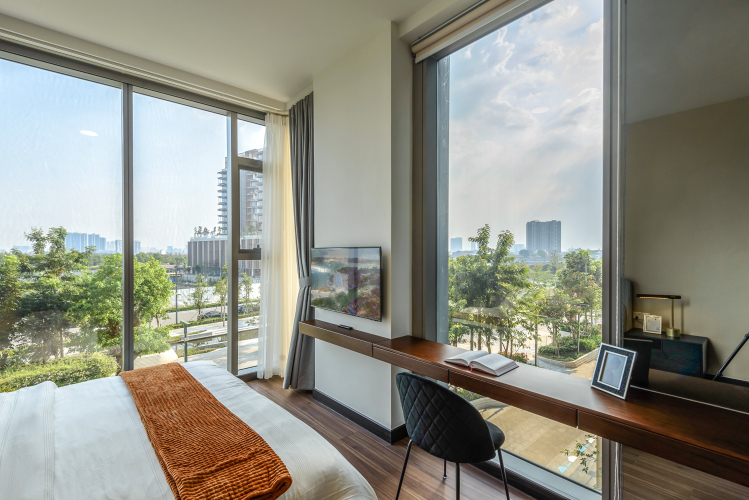  Căn hộ có 2 phòng ngủ Empire City, bàn giao nội thất cơ bản.