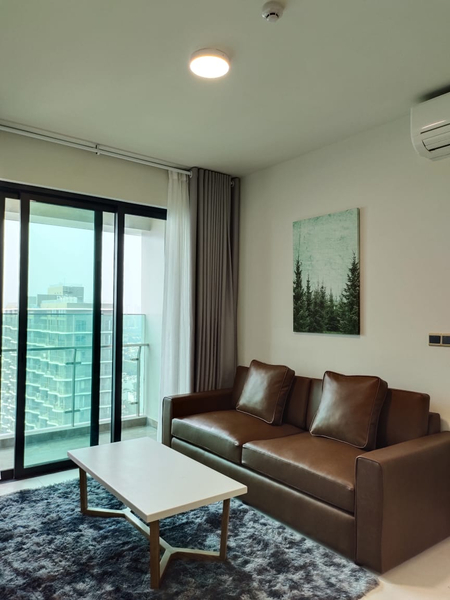 Căn hộ Feliz en Vista hướng ban công tây bắc đầy đủ nội thất diện tích 132.55m².