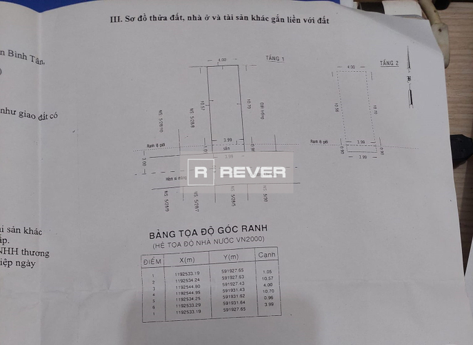 Nhà phố Quận Bình Tân Nhà phố thiết kế 1 trệt, 1 lầu diện tích đất 46.5m2, không nội thất.