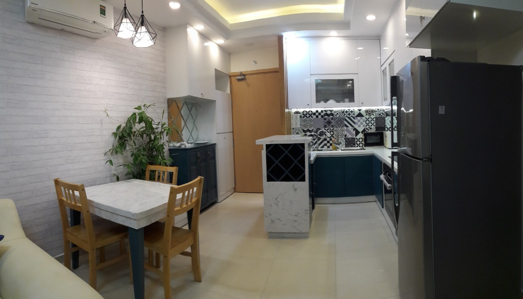 Căn hộ M-One Nam Sài Gòn hướng ban công đông đầy đủ nội thất diện tích 63.4m²