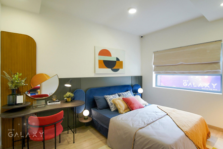  Căn hộ New Galaxy hướng ban công tây bắc không có nội thất diện tích 62.77m²