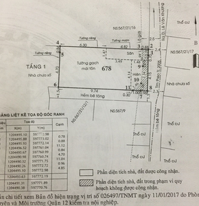 Nhà phố Quận 12 Nhà phố có sổ hồng riêng, diện tích 62m2 không gian thoáng đãng.