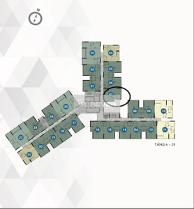 Căn hộ WestGate, Huyện Bình Chánh Căn hộ WestGate tầng 19 diện tích 59m2, nội thất cơ bản.