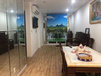 phòng khách căn hộ City Gate Căn hộ City Gate tầng cao view đón gió mát, đầy đủ nội thất.