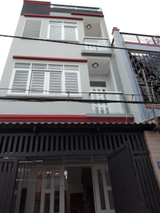 Nhà phố Quận Bình Tân Nhà phố thiết kế 1 trệt, 2 lầu diện tích 41.8m2, khu vực dân cư hiện hữu.