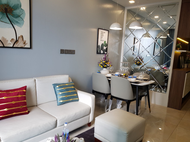 Officetel Vinhomes Golden River, Quận 1 Office-Tel Vinhomes Golden River tầng 38, bàn giao đầy đủ nội thất.