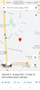  Nhà phố diện tích đất 33.9m2, khu dân cư hiện hữu.