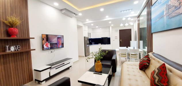 Căn hộ Sunrise Riverside diện tích 92.42m2, đầy đủ nội thất.