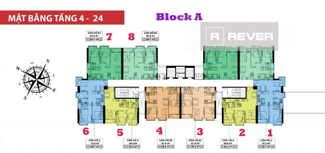  Căn hộ Terra Mia tầng thấp tiện di chuyển, nội thất cơ bản.