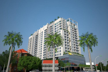 Căn hộ Sunny Plaza, Quận Gò Vấp Căn hộ Sunny Plaza tầng 7 thiết kế 3 phòng ngủ, đầy đủ nội thất.