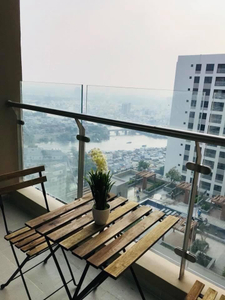 Căn hộ The Gold View, Quận 4 Căn hộ The Gold View tầng 31 diện tích 80m2, đầy đủ nội thất.