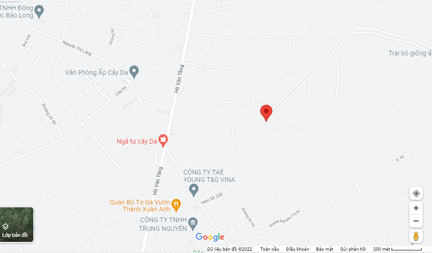  Đất nền có sổ hồng riêng, diện tích 1178.3m2 hướng Đông Nam.