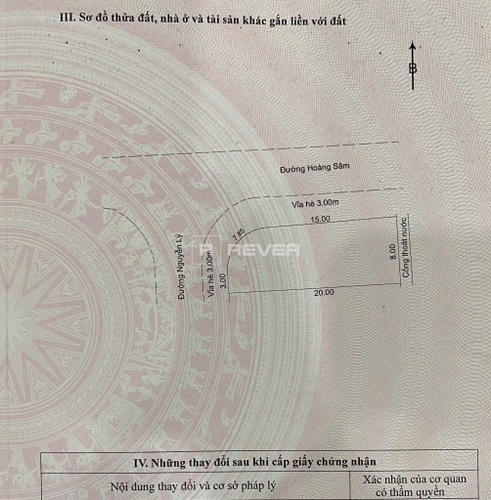  Đất nền Đường Hoàng Sâm diện tích 154.6m² hướng tây pháp lý sổ hồng.