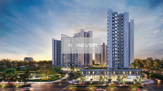 toà nhà căn hộ WestGate Căn hộ WestGate thiết kế 2 phòng ngủ, không có nội thất.