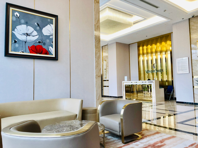  Căn hộ Vinhomes Golden River hướng ban công đông bắc đầy đủ nội thất diện tích 46.8m²