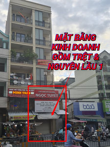 Mặt bằng kinh doanh đường Nguyễn Xí 1 tầng, diện tích 100m²
