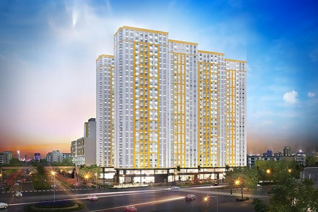 building căn hộ City Gate Căn hộ City Gate tầng cao view đón gió mát, đầy đủ nội thất.