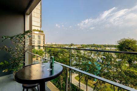  Căn hộ có 2 phòng ngủ Empire City, bàn giao nội thất cơ bản.