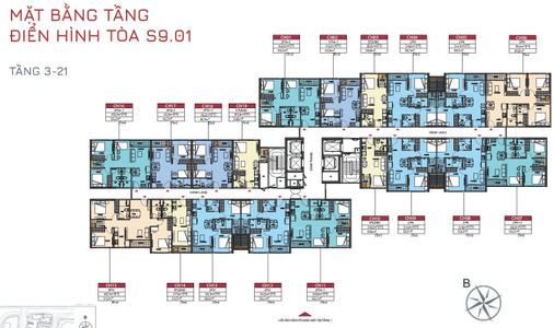 Studio Vinhomes Grand Park, Quận 9 Studio Vinhomes Grand Park thiết kế hiện đại, bàn giao không nội thất.